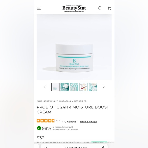 BeautyStat Universal Pro-Bio Moisture Boost Cream - Picture 3 of 3